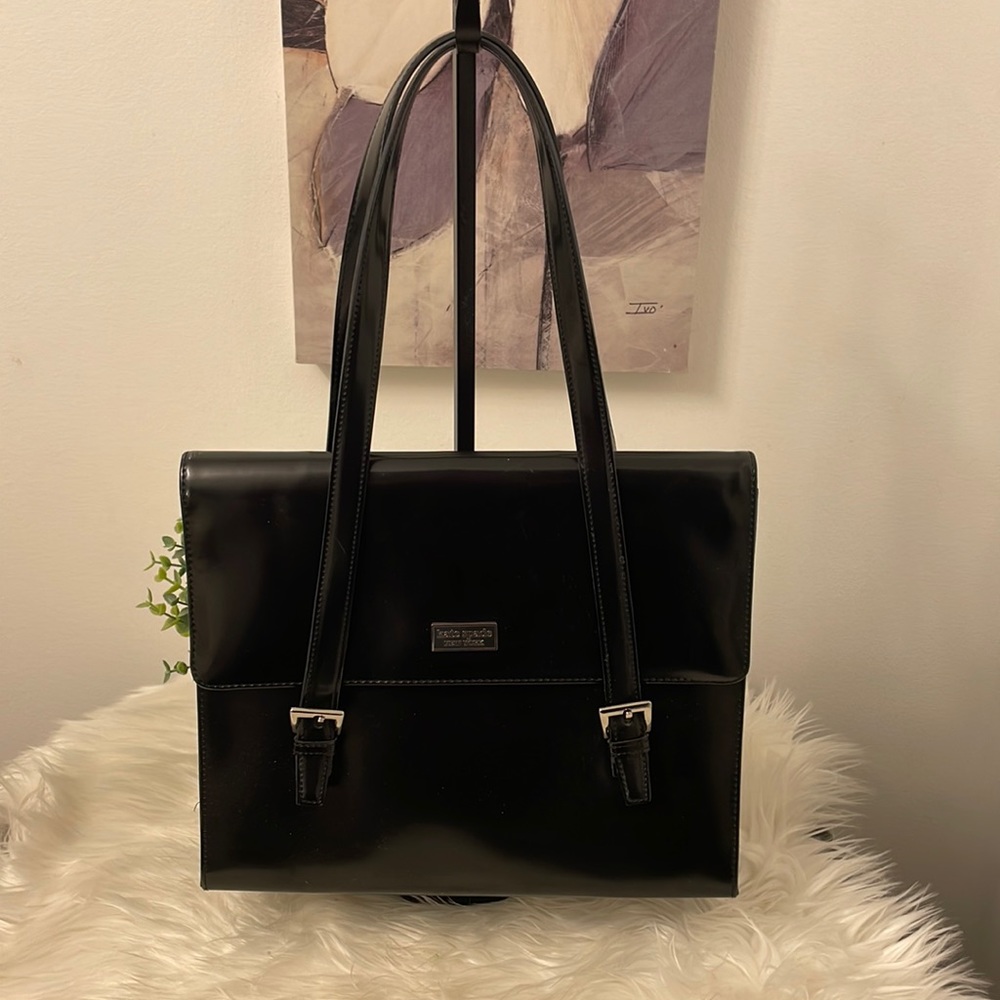 Vintage structured Kate Spade 2 handle bag